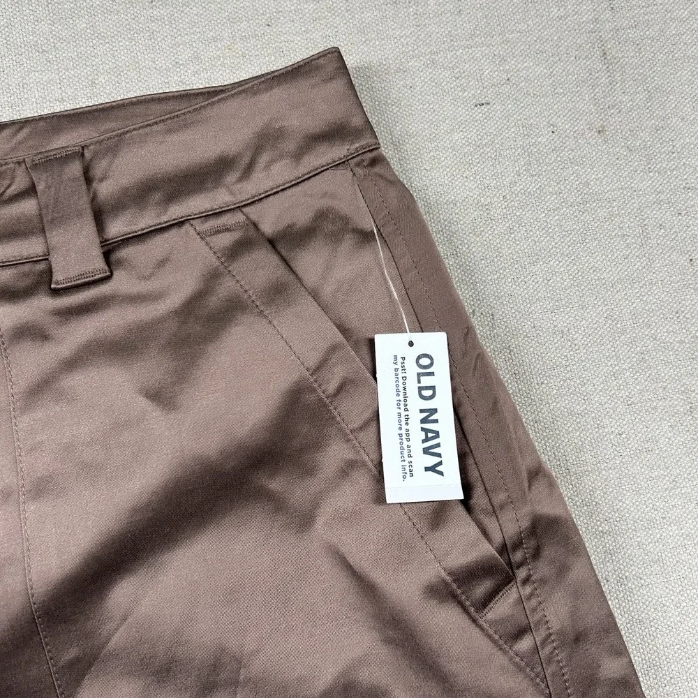 Old Navy Cargo Pants Womens 16 Barrell Extra High-Rise Wide Leg Rose Gold
